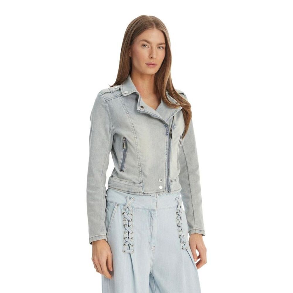 Morgan De Toi Light Blue Cotton Denim Women's Jacket